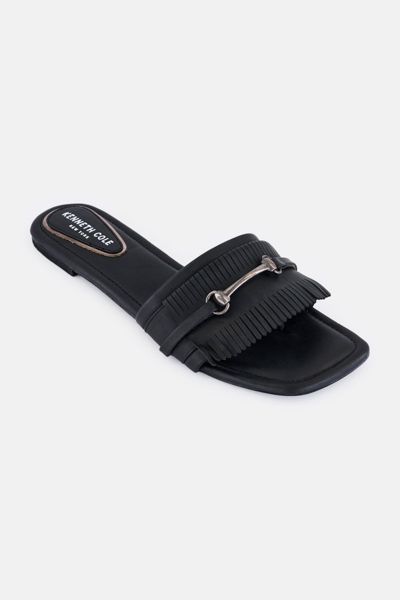 Kenneth Cole Women Ella Slip On Flats, Black - Image 1